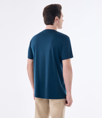 Camiseta Interloque Fio 140 Azul thumbnail 3