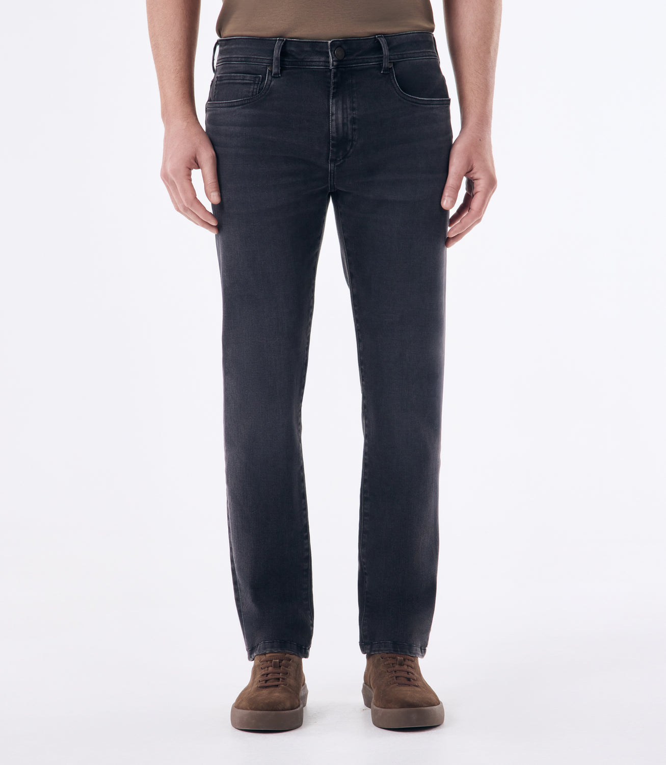 Calça Jeans Preto Stone Cinza – slide 1