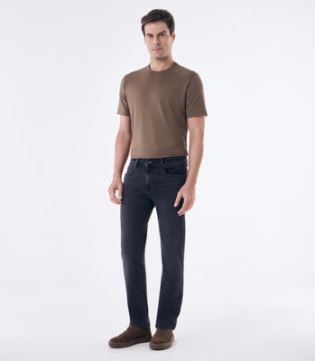 Calça Jeans Preto Stone Cinza thumbnail 2
