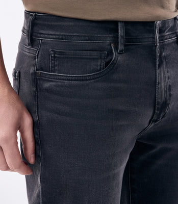 Calça Jeans Preto Stone Cinza thumbnail 4
