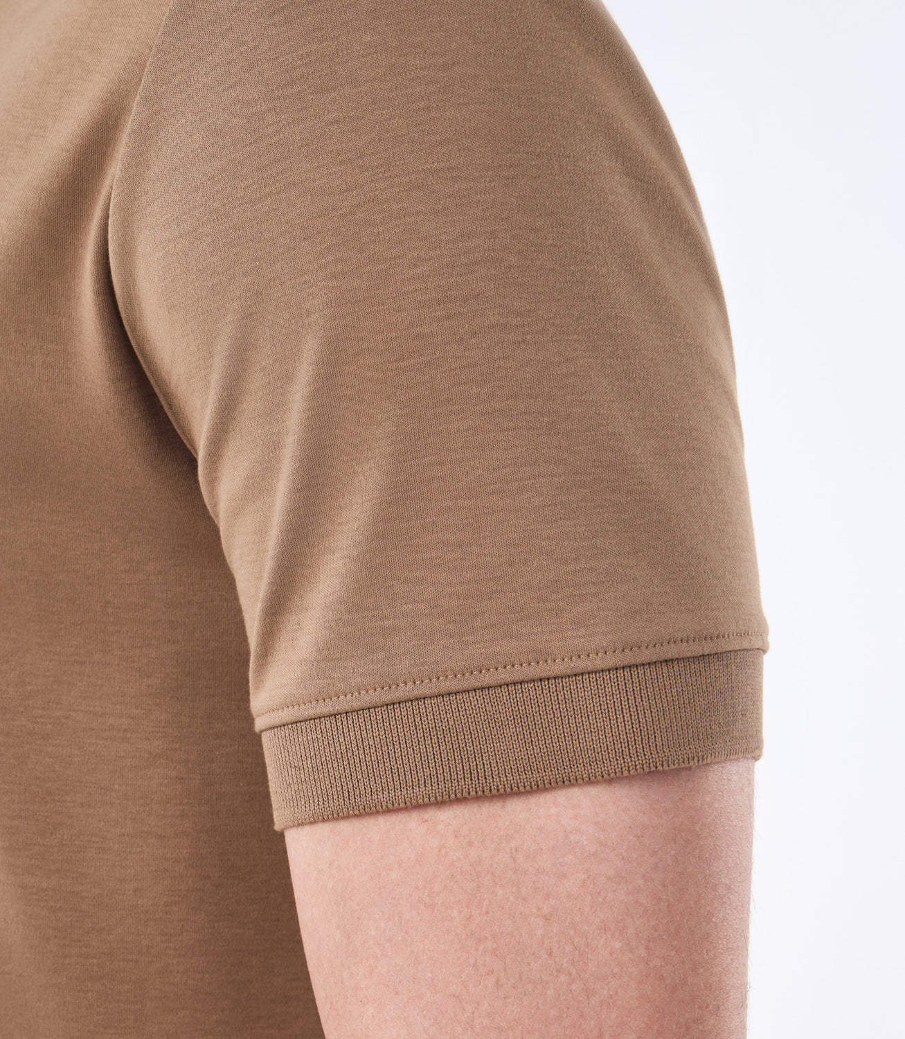 Camiseta Pima Interloque Gola Média Marrom – slide 5