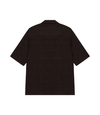 Camisa Box Vista Zíper Marrom thumbnail 2