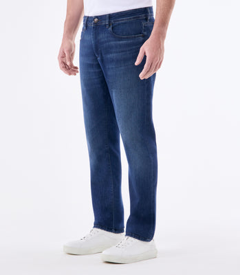 Calça Jeans Masculina Slim Dark Blue Azul thumbnail 1