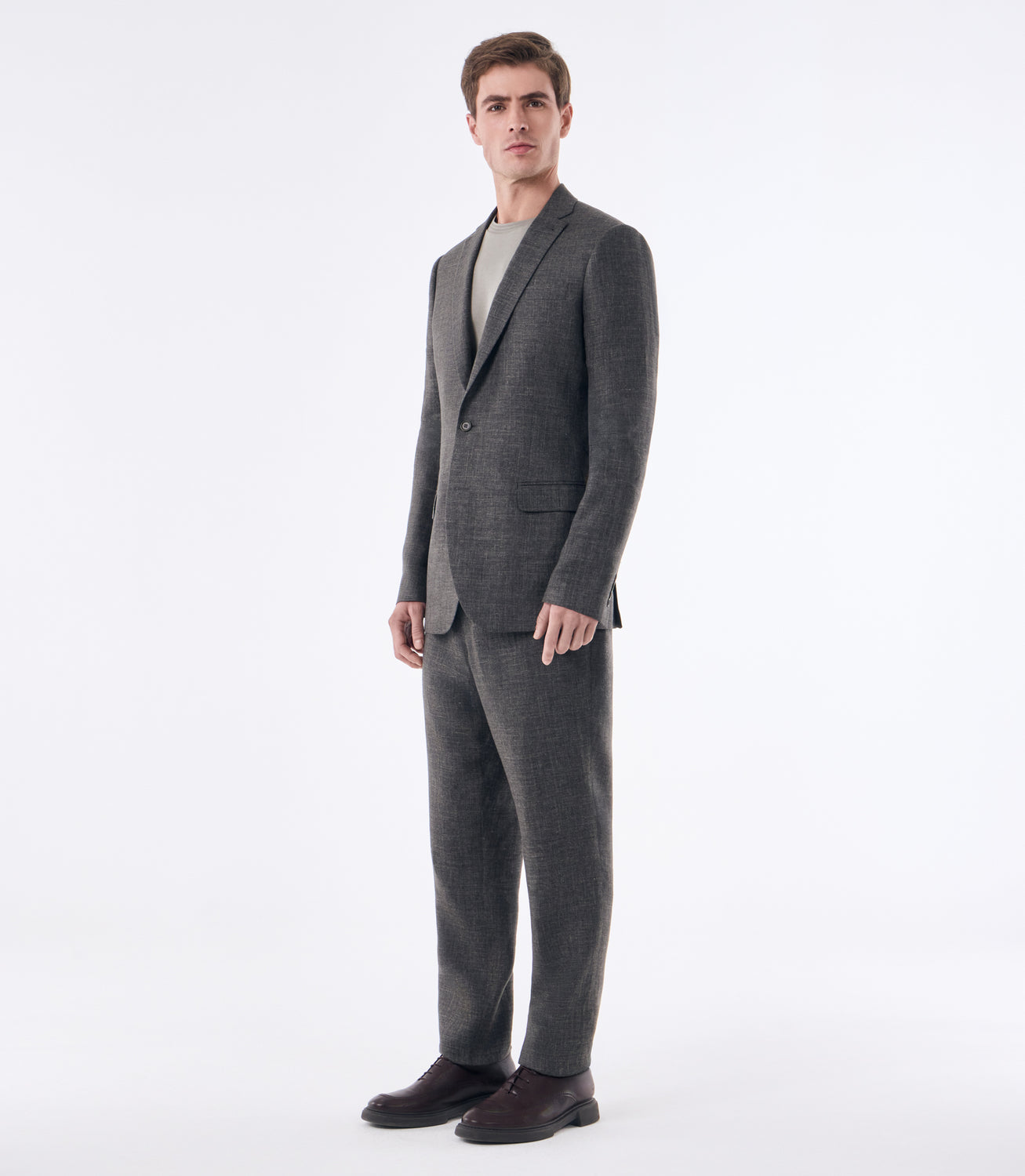 Blazer Masculino Slim Meio Forro em Linho Verde – slide 2