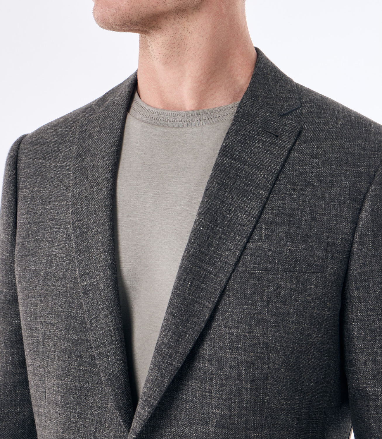 Blazer Masculino Slim Meio Forro em Linho Verde – slide 4