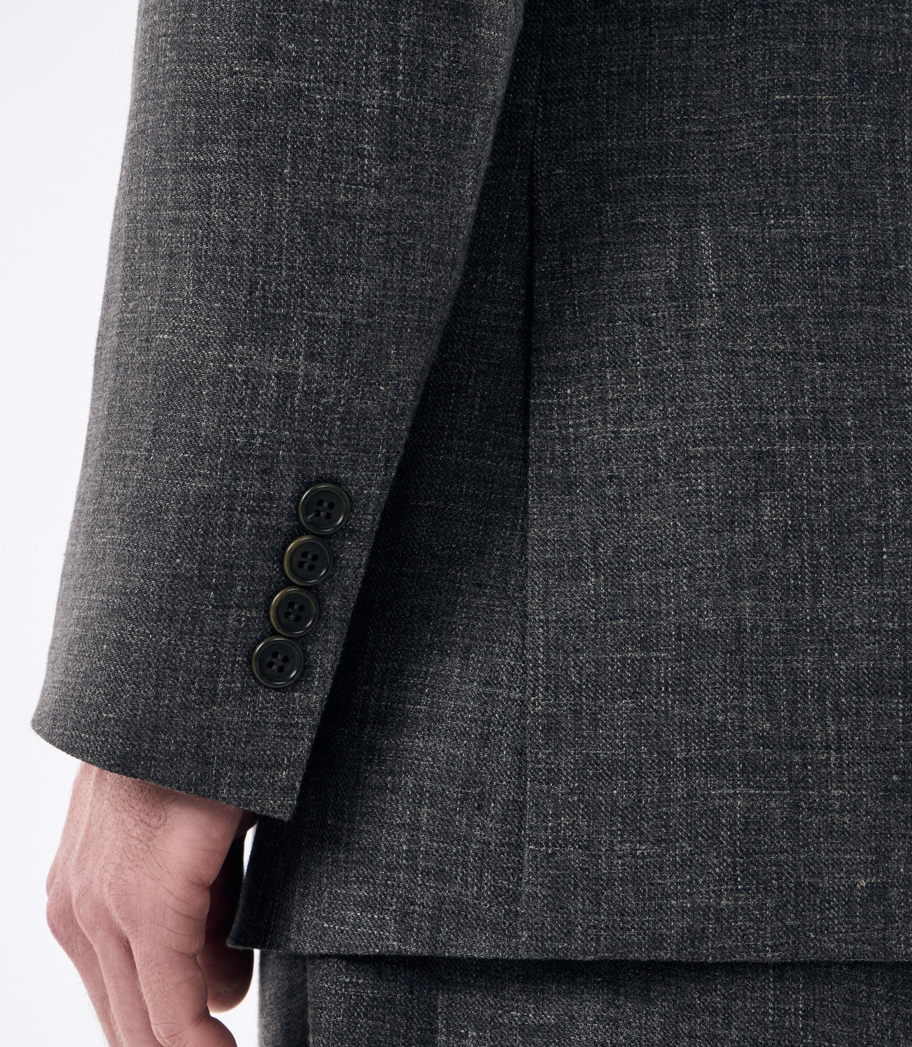Blazer Masculino Slim Meio Forro em Linho Verde – slide 6